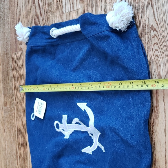 NWT Cotton Concepts Nautical Embroidered Anchor Throw Cushion Pillowcase Decor - Picture 5 of 8